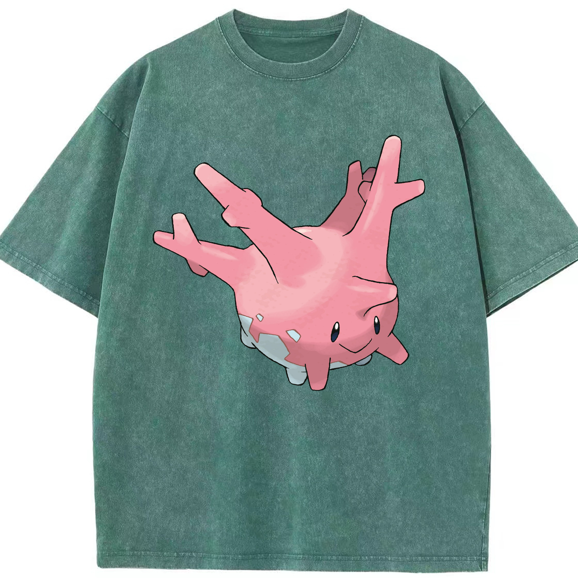 （画像用） ポケットモンスター Pokémon 綿100% ヴィンテージ風 半袖Tシャツ（フロントプリント）